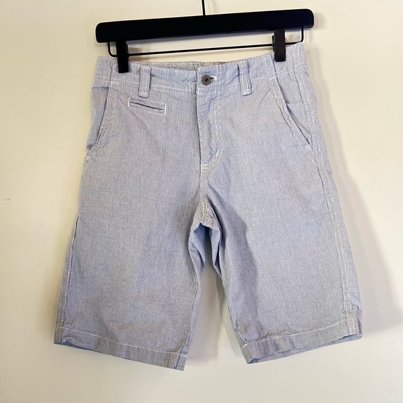 CHEROKEE SHORTS BOYS PLAID LIGHT BLUE AND WHITE - Picture 10 of 15